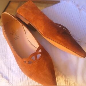 Riccardo Boccia genuine suede Flats‎ Sz 41    US 9.5